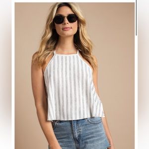 tobi striped tank top, size small